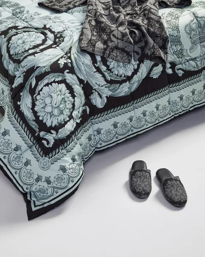 Barocco Slippers Print Home and Lifestyle Versace Slippers