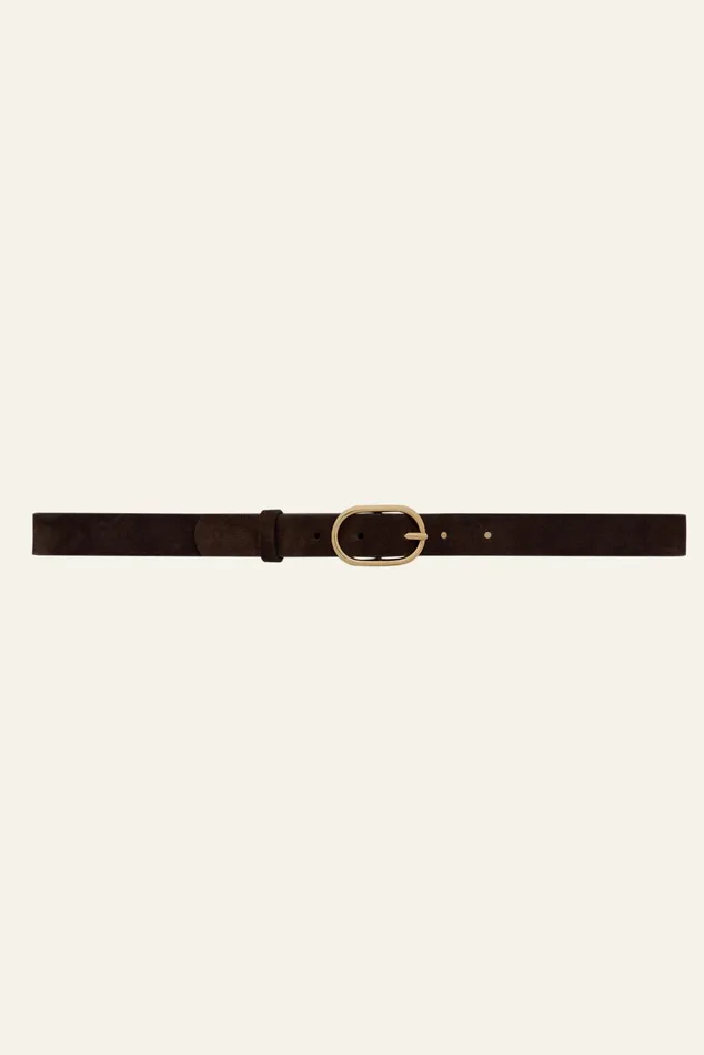Belt With Oval Buckle Cole Pink Women Baandsh Belts