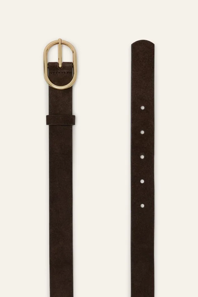 Belt With Oval Buckle Cole Pink Women Baandsh Belts