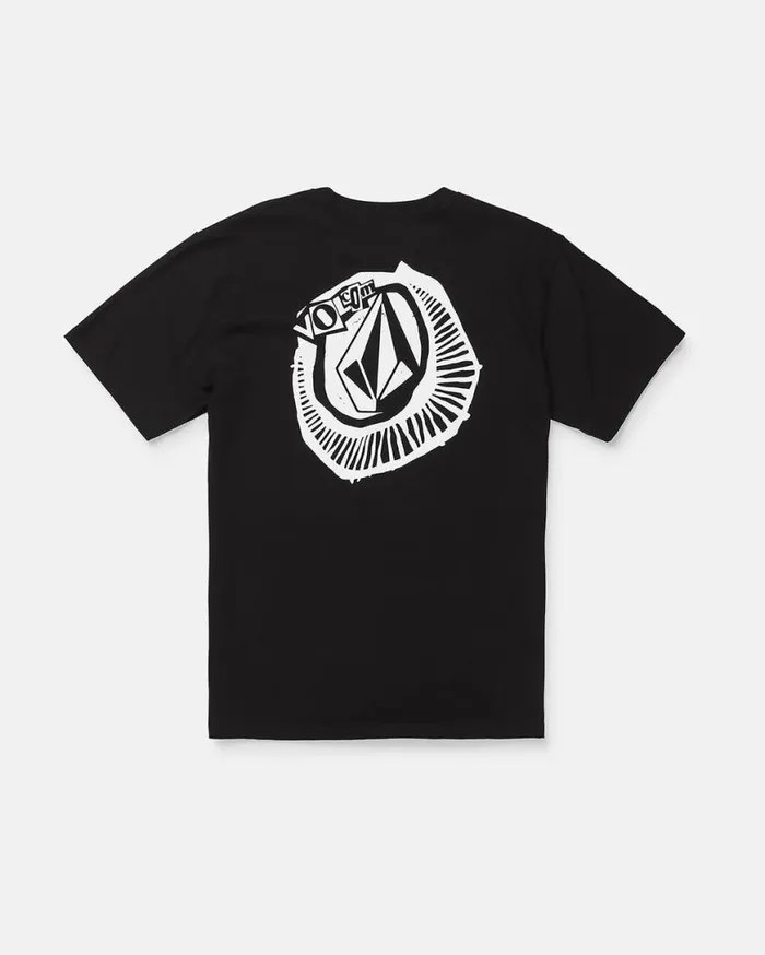 Big Boys Drift Out Short Sleeve Tee 8211 Black Kids Volcom TShirts and Tanks