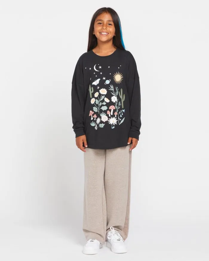 Big Girls Werking Dbls Long Sleeve Shirt 8211 Black Kids Volcom TShirts and Tanks Big Girls Werking Dbls Long Sleeve Shirt 8211 Black Kids Volcom TShirts and Tanks