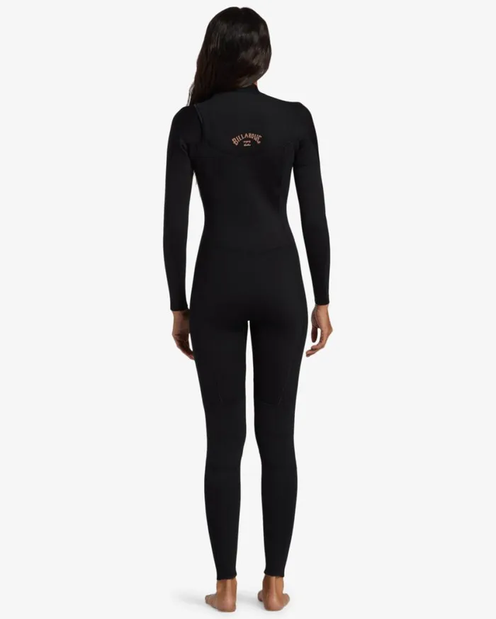 Billabong 43mm Foil Chest Zip Wetsuit Black Womens Wetsuits Billabong 43mm Foil Chest Zip Wetsuit Black Womens Wetsuits