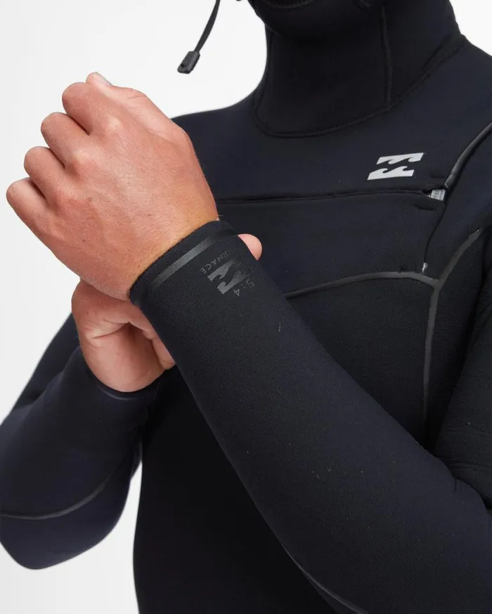 Billabong 54 Furnace Chest Zip Hooded Full Wetsuit Black Mens Wetsuits Billabong 54 Furnace Chest Zip Hooded Full Wetsuit Black Mens Wetsuits