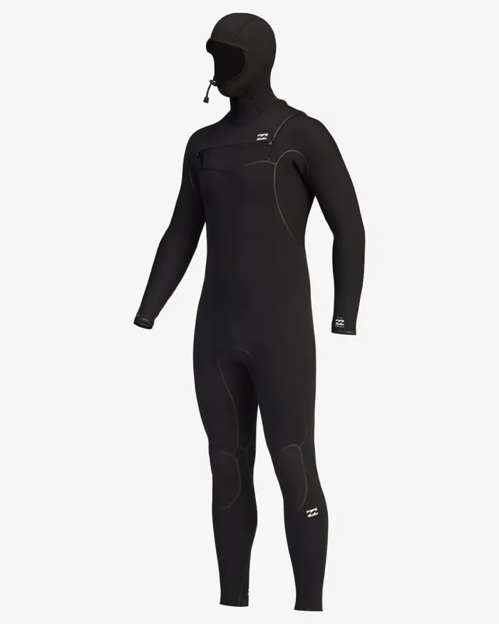 Billabong 54 Furnace Chest Zip Hooded Full Wetsuit Black Mens Wetsuits Billabong 54 Furnace Chest Zip Hooded Full Wetsuit Black Mens Wetsuits