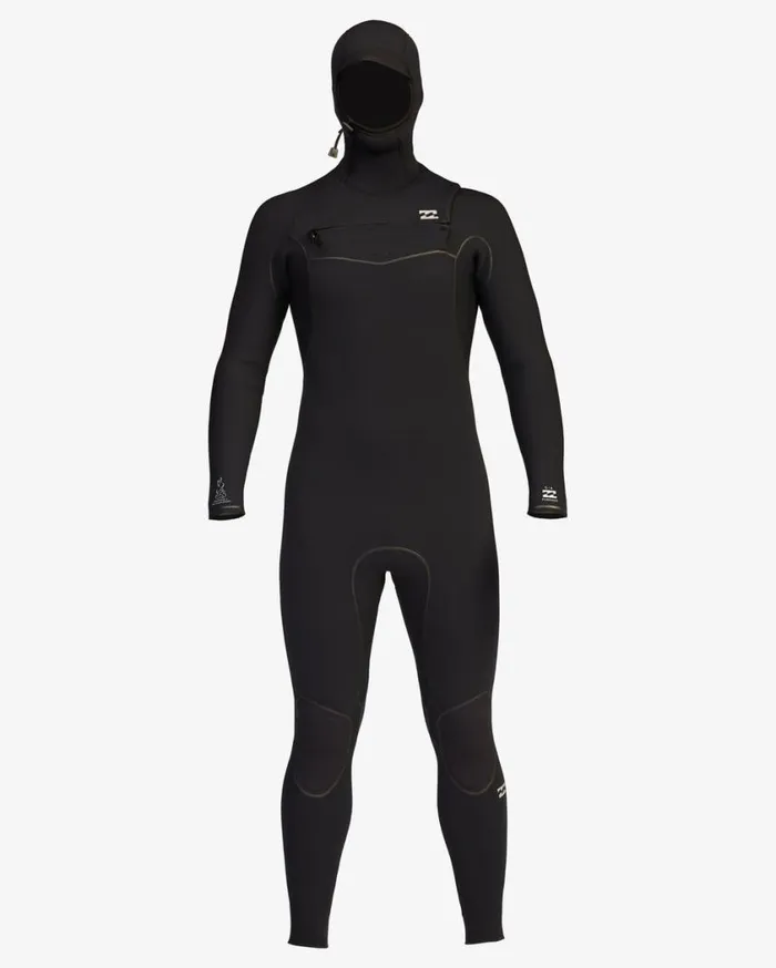 Billabong 54 Furnace Chest Zip Hooded Full Wetsuit Black Mens Wetsuits Billabong 54 Furnace Chest Zip Hooded Full Wetsuit Black Mens Wetsuits