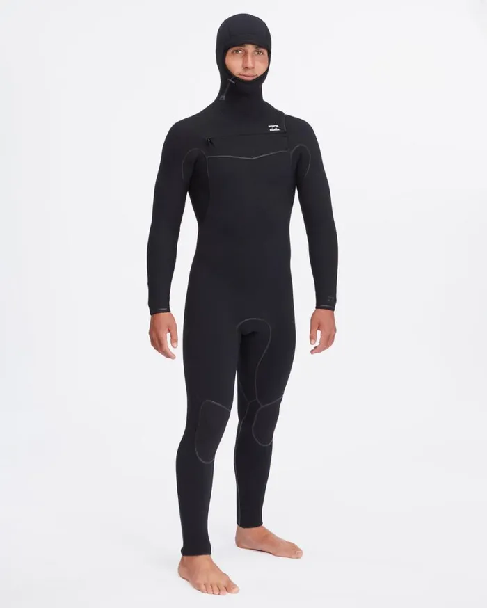 Billabong 54 Furnace Chest Zip Hooded Full Wetsuit Black Mens Wetsuits Billabong 54 Furnace Chest Zip Hooded Full Wetsuit Black Mens Wetsuits