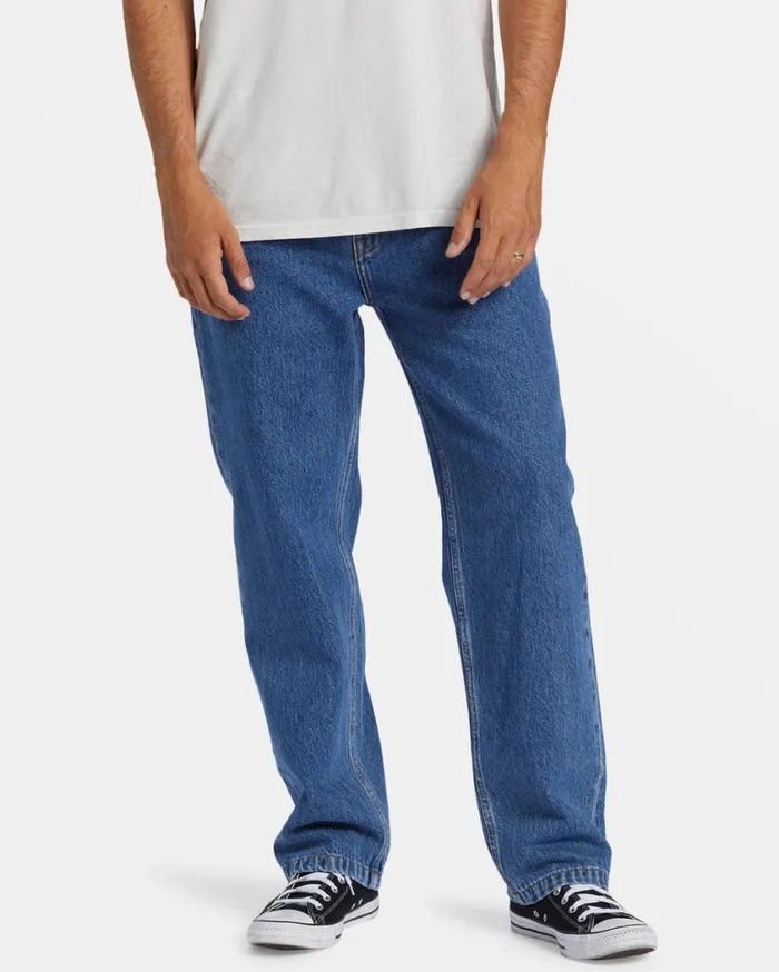 Billabong 73 Relax Fit Denim Pants Ocean Wash Mens Jeans and Pants
