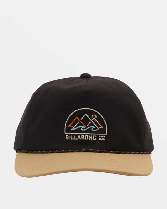 Billabong Adventure Division Baseball Hat Blacktan Mens Accessories Billabong Adventure Division Baseball Hat Blacktan Mens Accessories