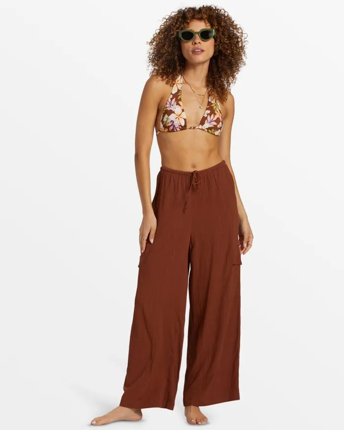 Billabong Beach Babe Cargo Pants Toasted Coconut Womens Jeans and Pants