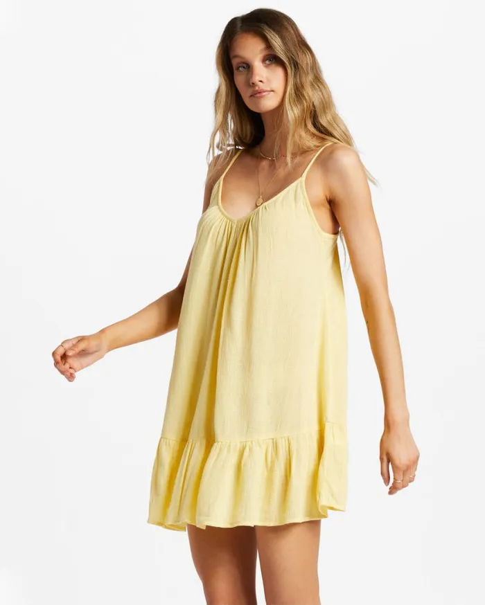 Billabong Beach Vibes Beach CoverUp Sunbeam Womens Dresses Billabong Beach Vibes Beach CoverUp Sunbeam Womens Dresses
