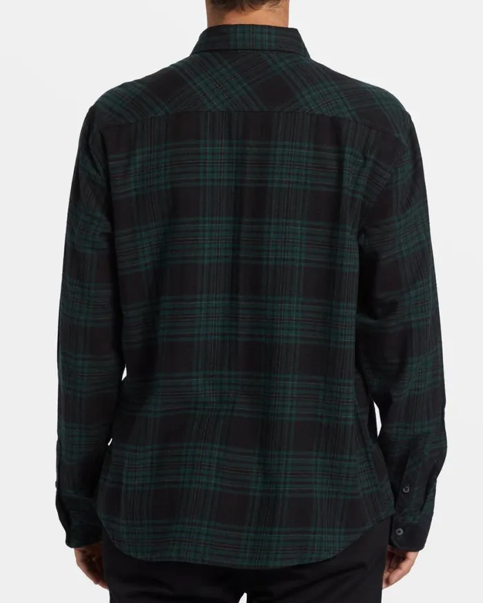 Billabong Coastline Flannel Shirt Black Mens Shirts Billabong Coastline Flannel Shirt Black Mens Shirts