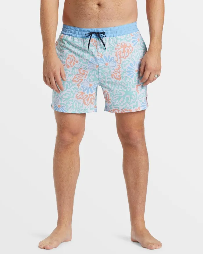 Billabong Good Times Layback 16034 Swim Trunks Blue Mens Layback Boardshorts Billabong Good Times Layback 16034 Swim Trunks Blue Mens Layback Boardshorts