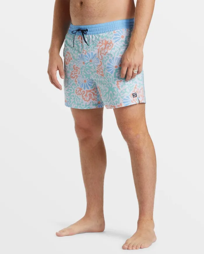 Billabong Good Times Layback 16034 Swim Trunks Blue Mens Layback Boardshorts Billabong Good Times Layback 16034 Swim Trunks Blue Mens Layback Boardshorts