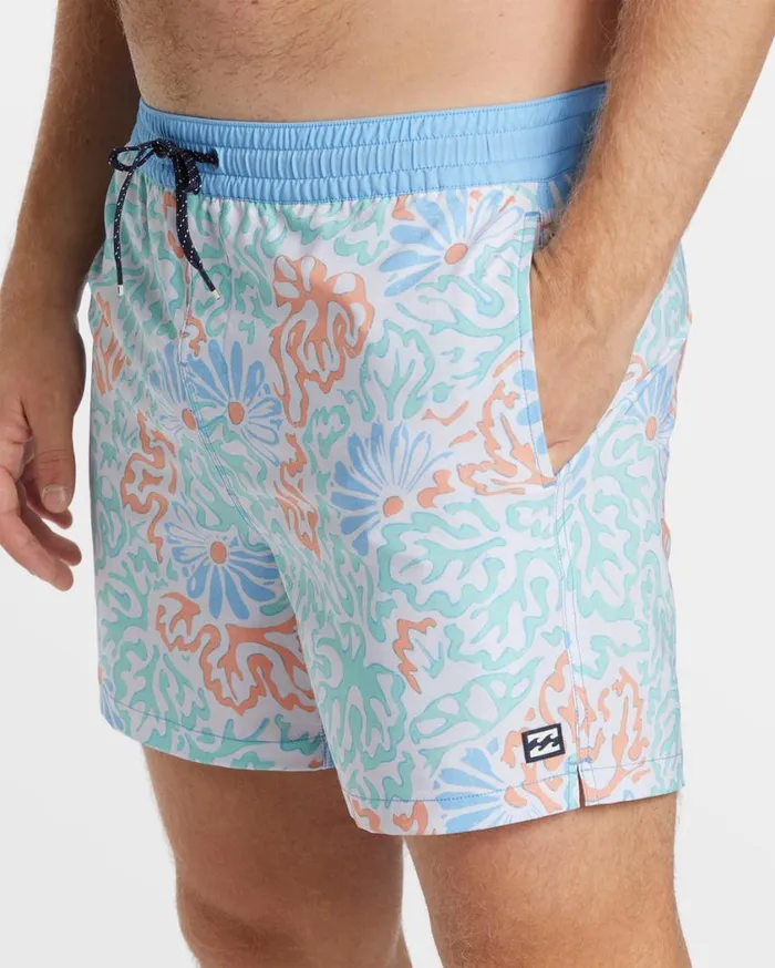 Billabong Good Times Layback 16034 Swim Trunks Blue Mens Layback Boardshorts Billabong Good Times Layback 16034 Swim Trunks Blue Mens Layback Boardshorts