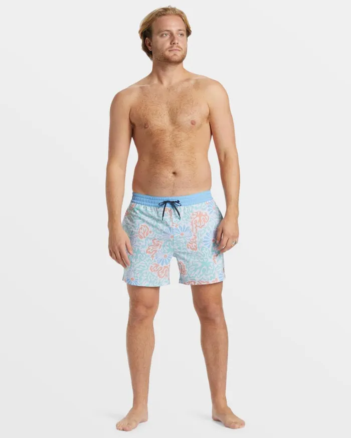 Billabong Good Times Layback 16034 Swim Trunks Blue Mens Layback Boardshorts Billabong Good Times Layback 16034 Swim Trunks Blue Mens Layback Boardshorts