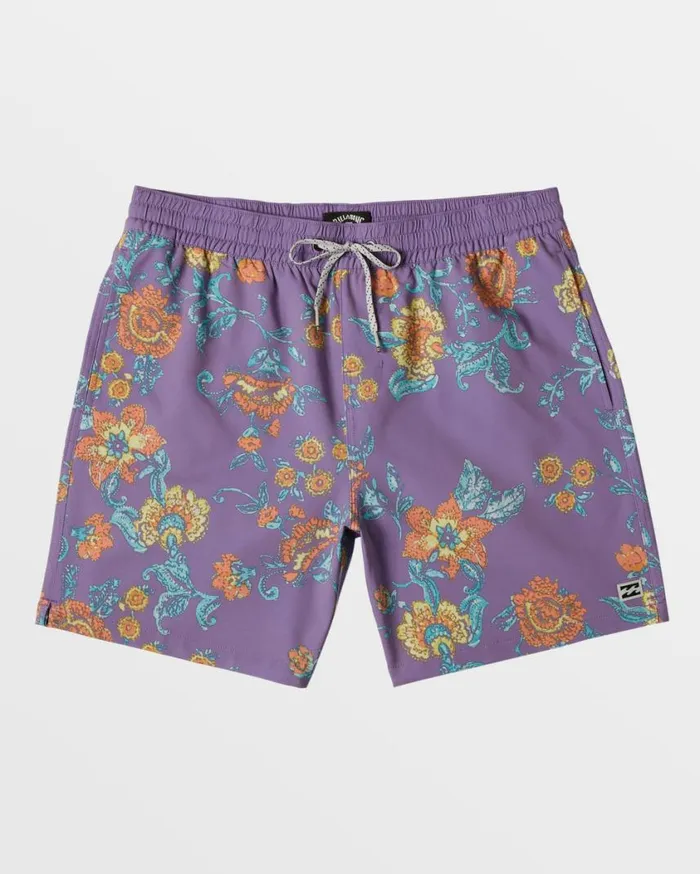 Billabong Good Times Layback 16034 Swim Trunks Dusty Purple Mens Layback Boardshorts Billabong Good Times Layback 16034 Swim Trunks Dusty Purple Mens Layback Boardshorts