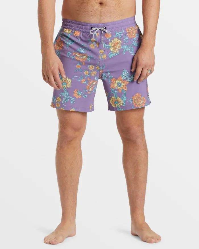 Billabong Good Times Layback 16034 Swim Trunks Dusty Purple Mens Layback Boardshorts Billabong Good Times Layback 16034 Swim Trunks Dusty Purple Mens Layback Boardshorts