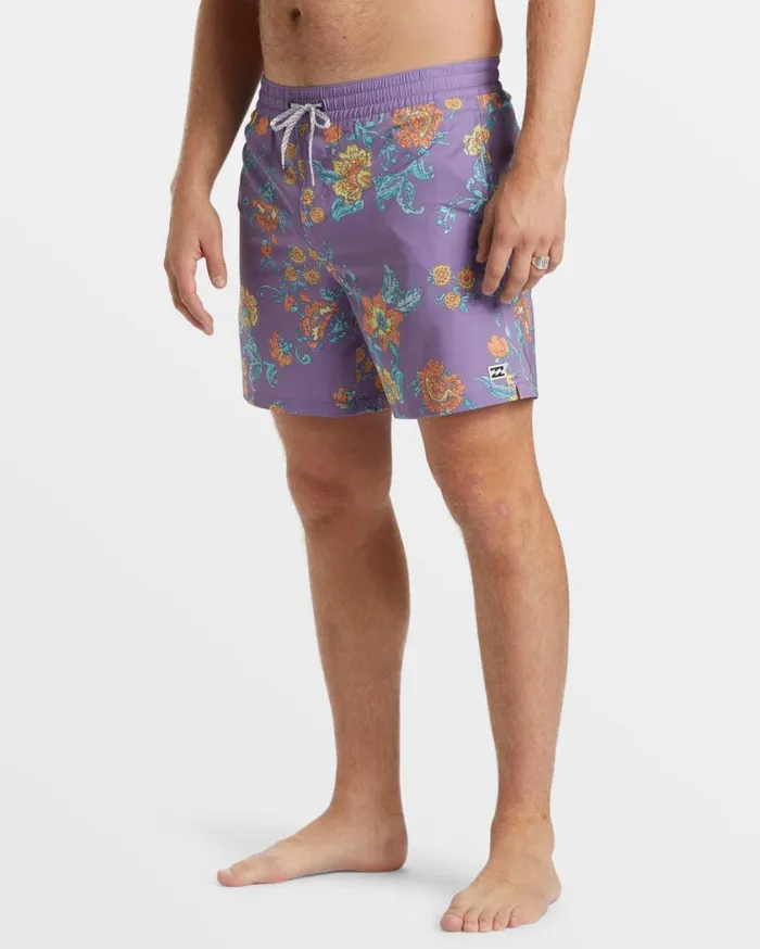 Billabong Good Times Layback 16034 Swim Trunks Dusty Purple Mens Layback Boardshorts Billabong Good Times Layback 16034 Swim Trunks Dusty Purple Mens Layback Boardshorts