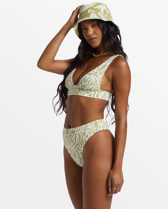Billabong La Cala Remi Plunge Bikini Top Moss Joy Womens Bikinis Billabong La Cala Remi Plunge Bikini Top Moss Joy Womens Bikinis