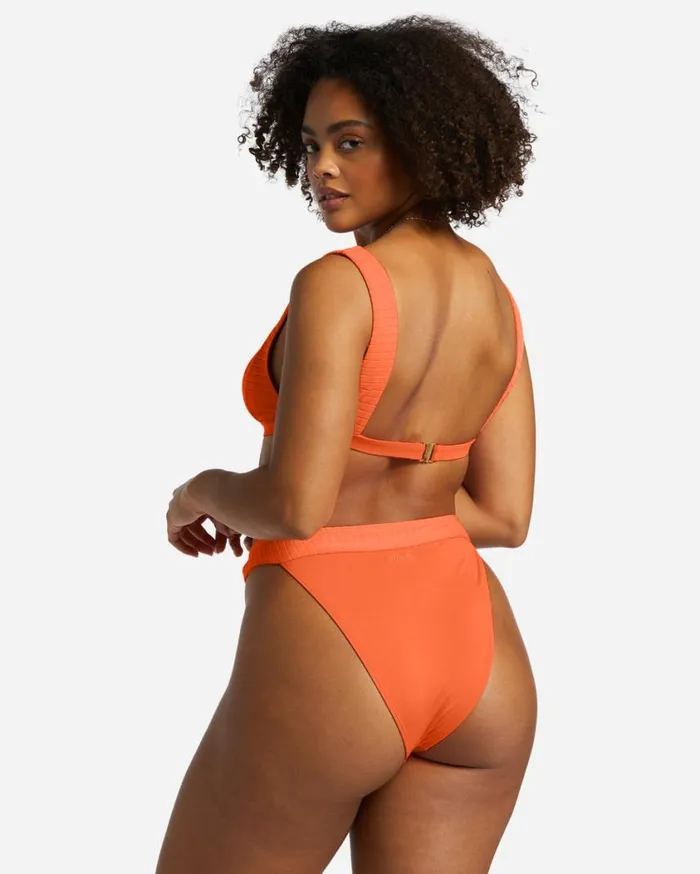 Billabong Lined Up Tank Bikini Top Poppin Peach Womens Bikinis Billabong Lined Up Tank Bikini Top Poppin Peach Womens Bikinis