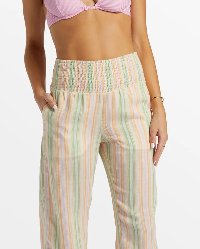 Billabong New Waves 2 Elastic Waist Pants Sweet Pink Womens Jeans and Pants Billabong New Waves 2 Elastic Waist Pants Sweet Pink Womens Jeans and Pants