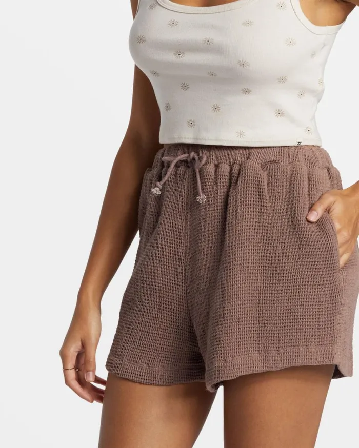 Billabong Odyssey Elastic Waist Shorts Kona Womens Shorts Billabong Odyssey Elastic Waist Shorts Kona Womens Shorts