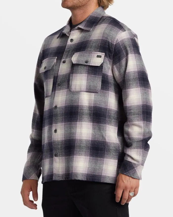 Billabong Offshore Flannel Shirt Purple Ash Mens Shirts Billabong Offshore Flannel Shirt Purple Ash Mens Shirts