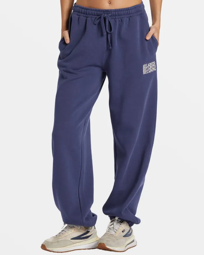 Billabong Palmin Elastic Waist Joggers I Sea Indigo Womens Jeans and Pants Billabong Palmin Elastic Waist Joggers I Sea Indigo Womens Jeans and Pants