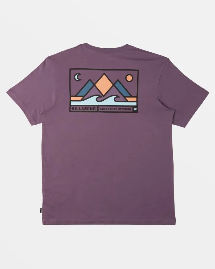 Billabong Range TShirt Dusty Grape Mens TShirts