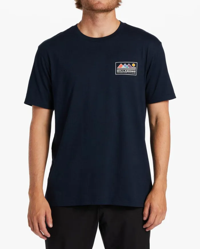 Billabong Range TShirt Navy Mens TShirts