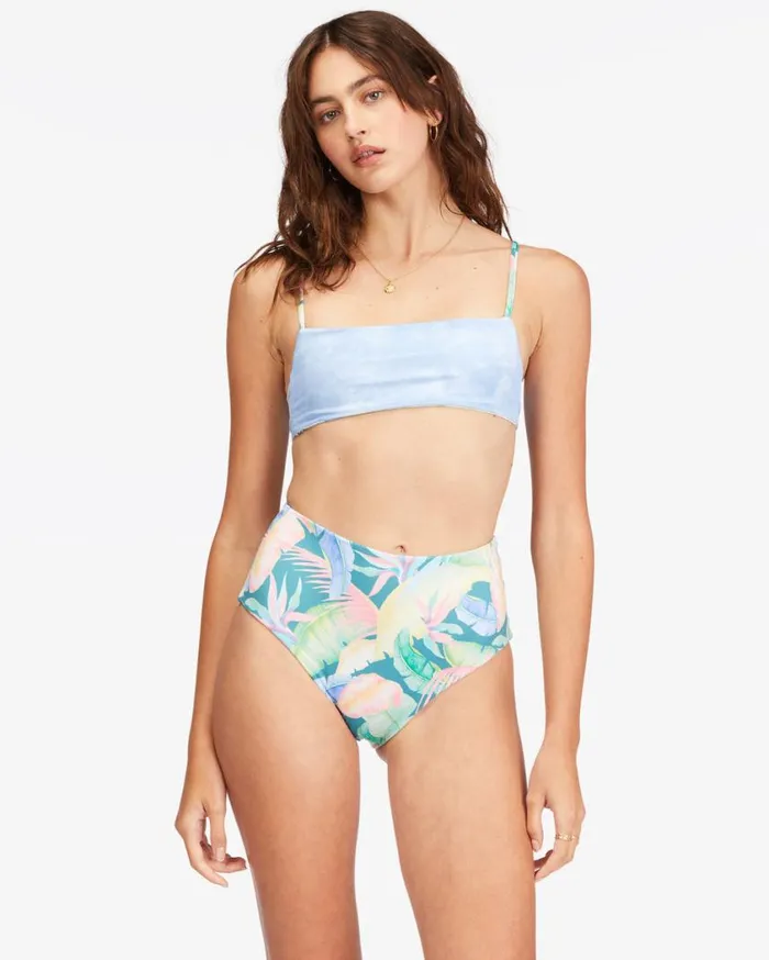 Billabong Rides And Tides Bralette Reversible Bikini Top Multi Womens Bikinis Billabong Rides And Tides Bralette Reversible Bikini Top Multi Womens Bikinis