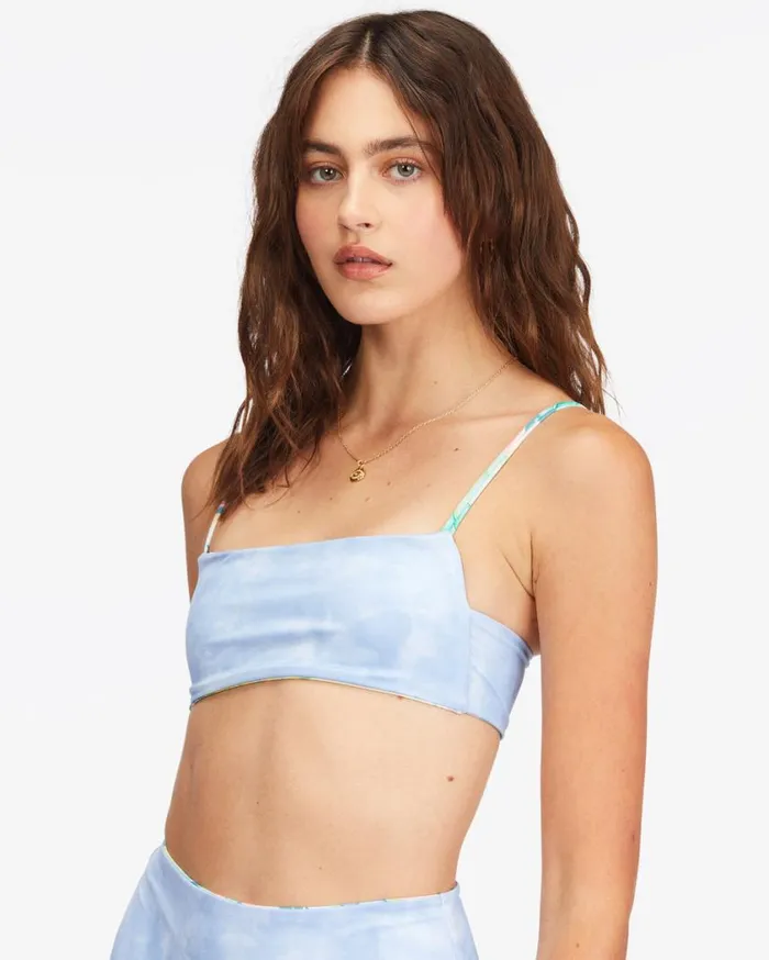 Billabong Rides And Tides Bralette Reversible Bikini Top Multi Womens Bikinis Billabong Rides And Tides Bralette Reversible Bikini Top Multi Womens Bikinis