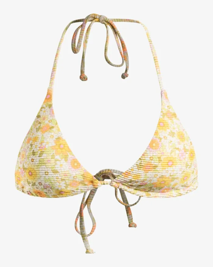 Billabong Sun Worshipper Tanlines Triangle Bikini Top Multi Womens Bikinis Billabong Sun Worshipper Tanlines Triangle Bikini Top Multi Womens Bikinis
