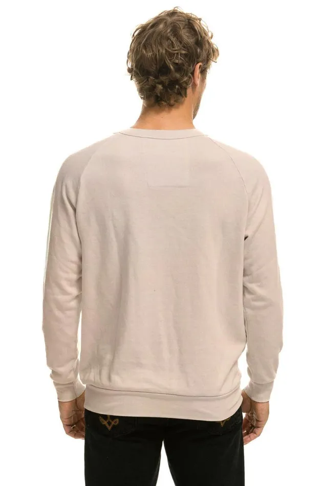 Bolt Crew Sweatshirt 8211 Sand Blue WomenMen Aviator Nation Sweatshirts