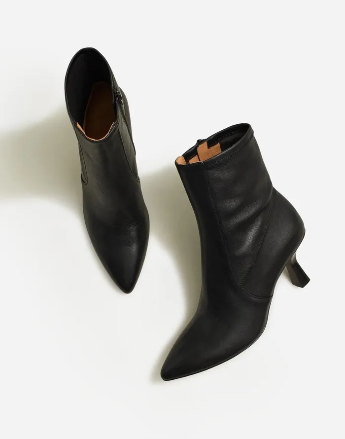 Boots Women Madewell The Justine Ankle Boot True Black