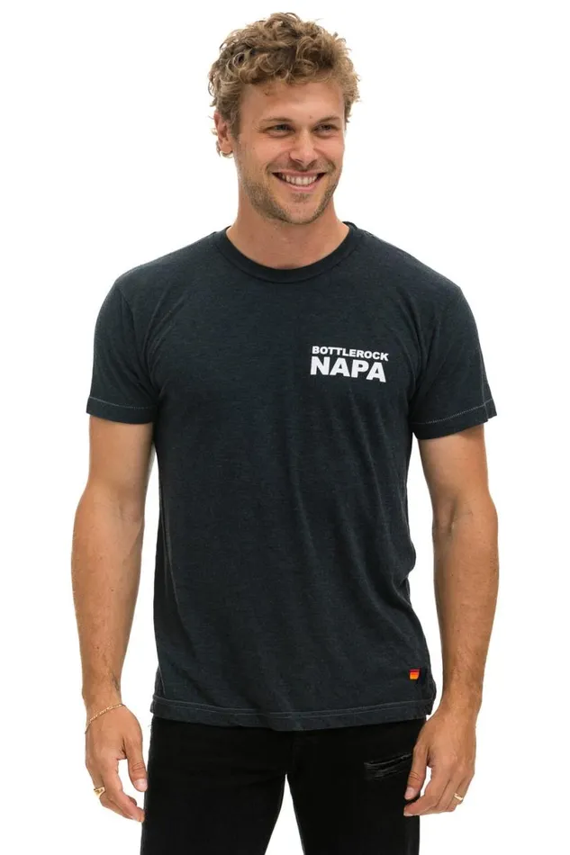 Bottlerock 2024 Tee 8211 Charcoal WomenMen Aviator Nation Tees