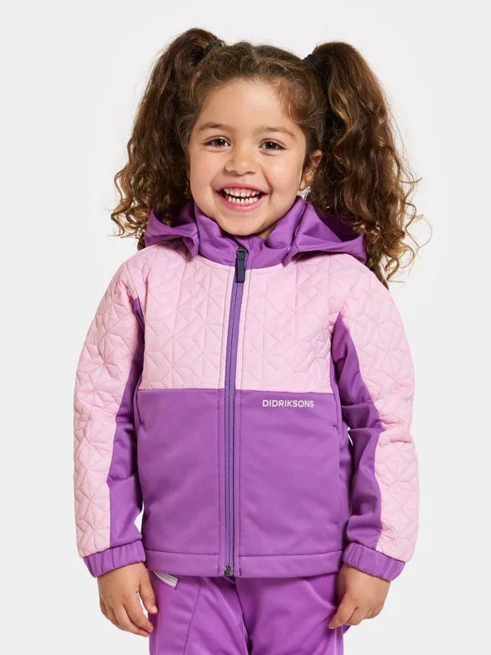 Briska Kids039 Jacket Tulip Purple Kids Didriksons Spring Jackets