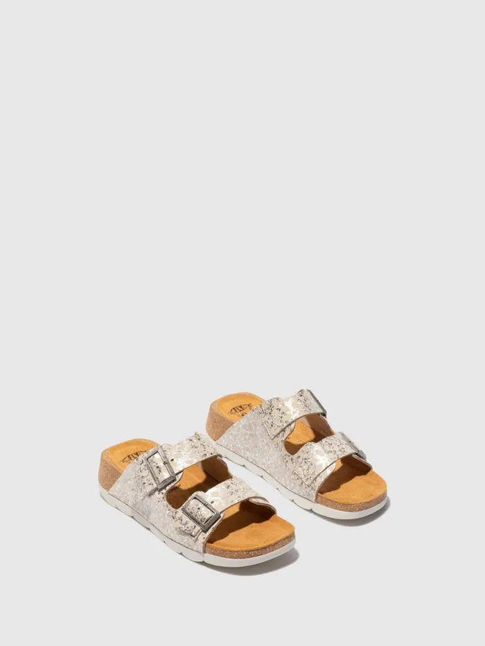 Buckle Sandals CAJA721FLY FANTASY WHITE Women Fly London Sandals