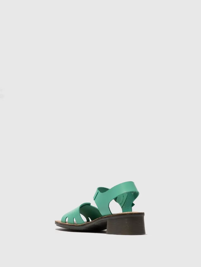 Buckle Sandals EBLI238FLY SPEARMINTNATURAL Women Fly London Sandals