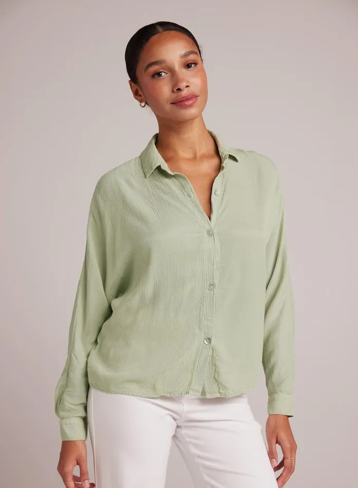 Button Down Women Bella Dahl Dolman Sleeve Button Down 8211 Coastal Sage
