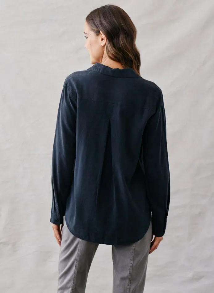 Button Down Women Bella Dahl Long Sleeve Classic Button Down 8211 Vintage Black Button Down Women Bella Dahl Long Sleeve Classic Button Down 8211 Vintage Black