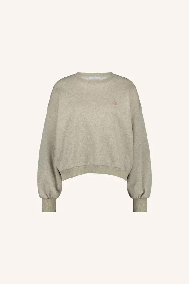 ByBar Sweaters Vrouwelijk Bibi Sparkle Sweater Gold ByBar Sweaters Vrouwelijk Bibi Sparkle Sweater Gold