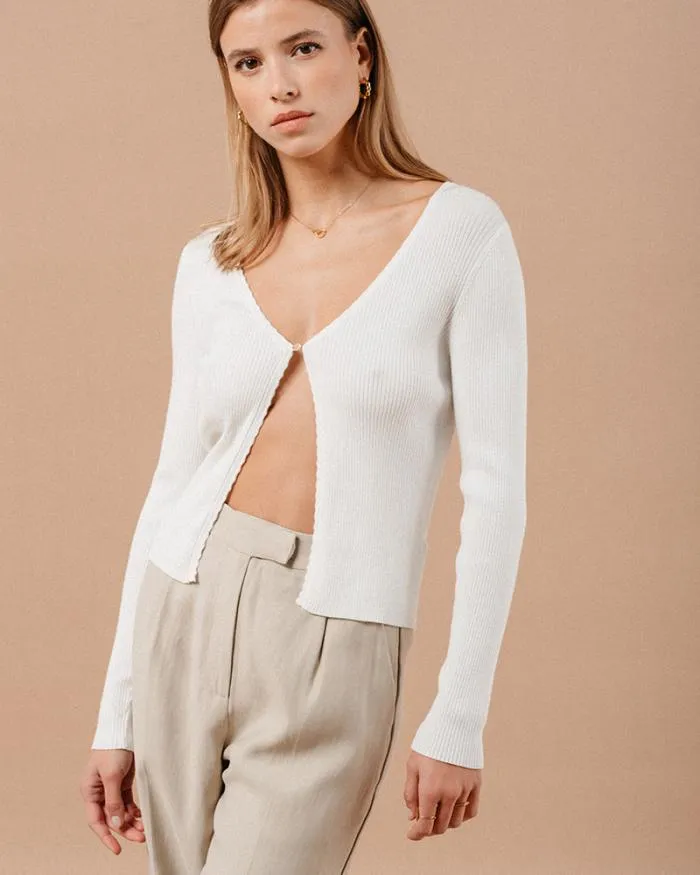CARDIGAN ECRU MADEMOISELLE Shop Grace and Mila Cardigans
