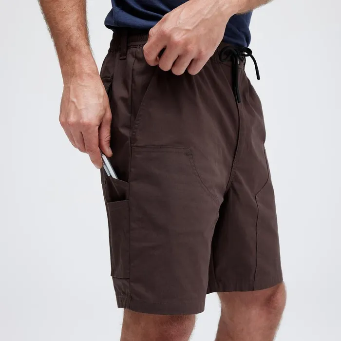 Carpenter Short With Freshtek Darkbrown Men Stance Shorts