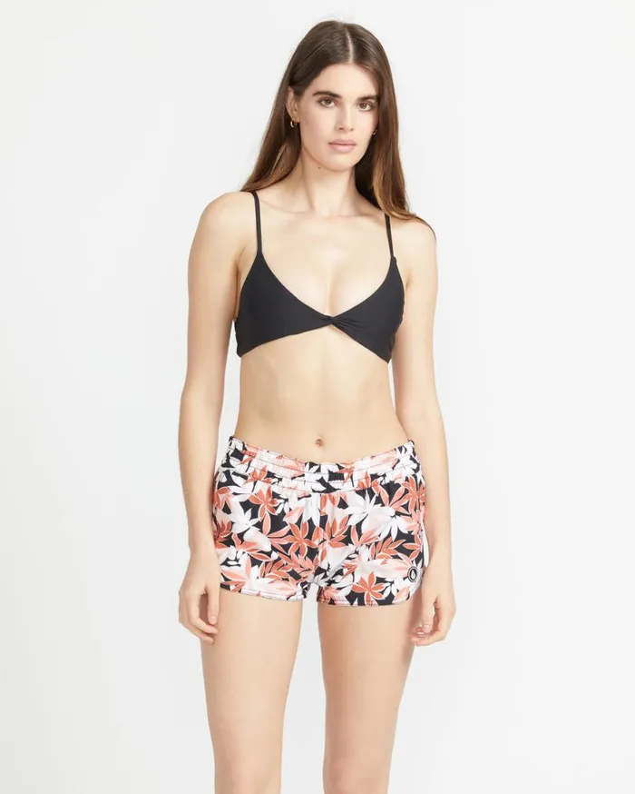 Check Mate 2 Boardshorts 8211 Electric Coral Womens Volcom Boardshorts