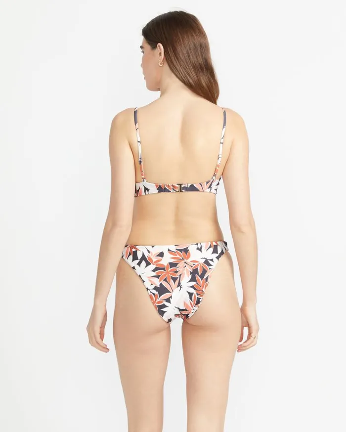 Check Mate Crop Bikini Top 8211 Electric Coral Womens Volcom Swim