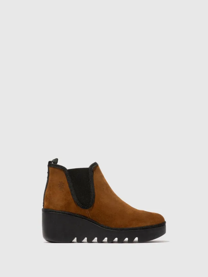 Chelsea Ankle Boots BYNE349FLY TOBACCO Women Fly London Ankle Boots