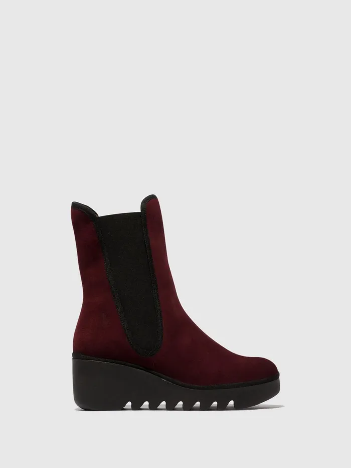 Chelsea Ankle Boots BYRO395FLY WINE Women Fly London Ankle Boots