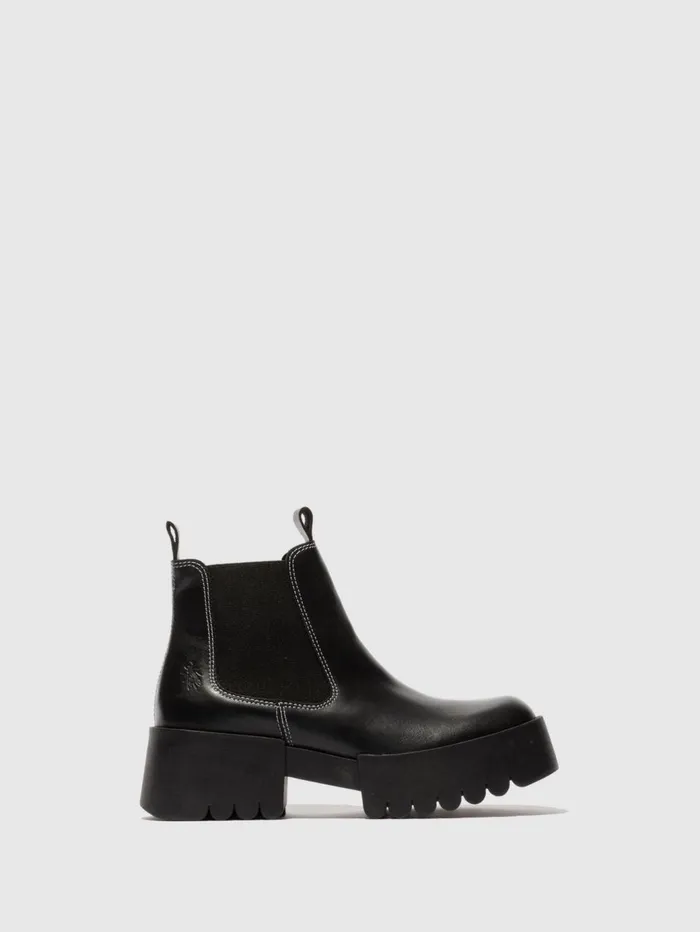 Chelsea Ankle Boots EXIA123FLY BLACK Women Fly London Ankle Boots