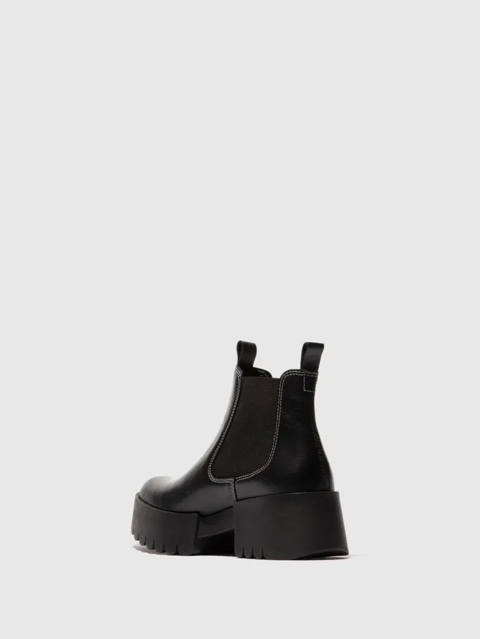 Chelsea Ankle Boots EXIA123FLY BLACK Women Fly London Ankle Boots